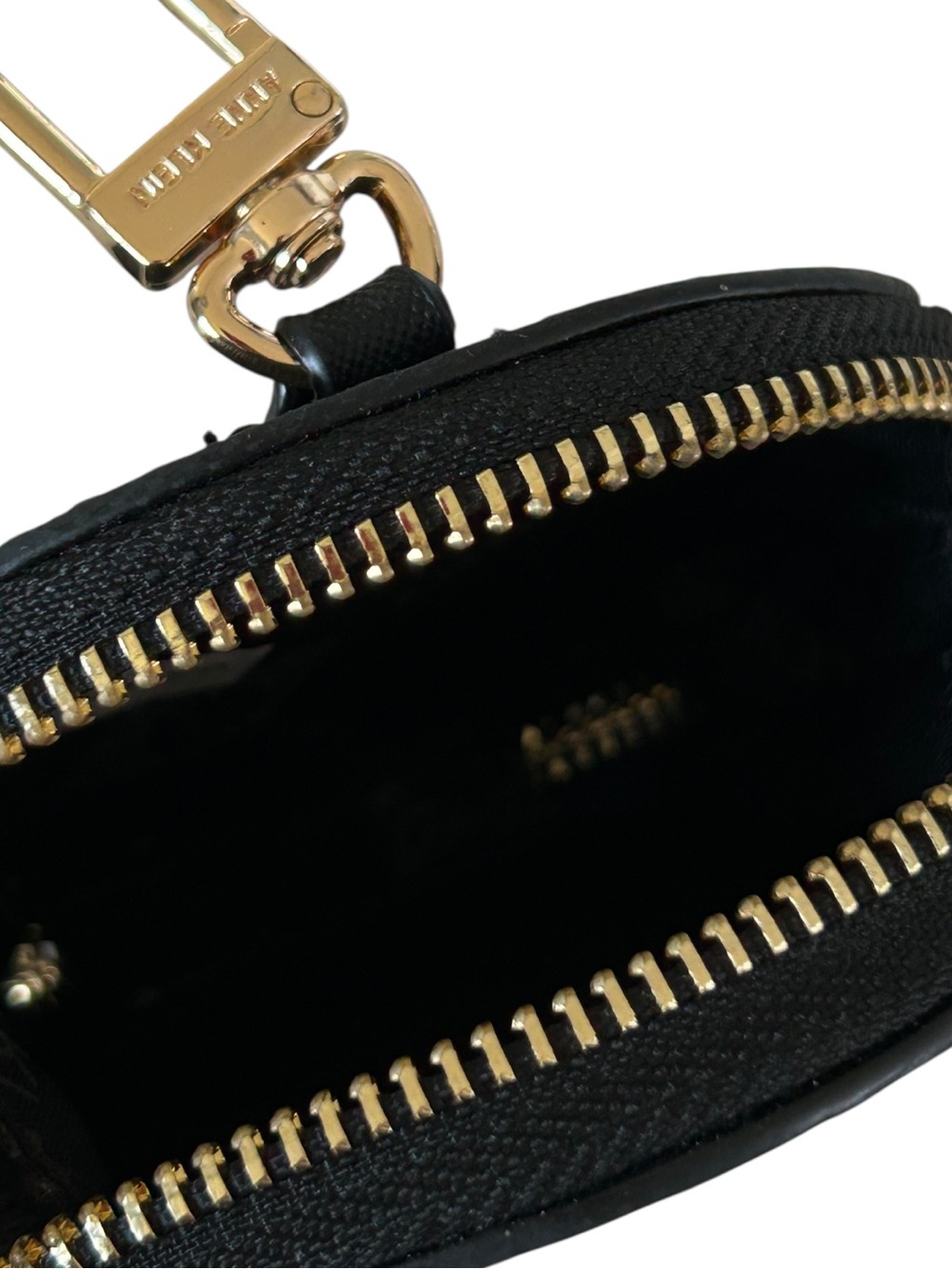 Anne Klein 4-Piece Interchangeable Crossbody Bag Set Black Purse Wallet Pouch - Picture 12 of 15